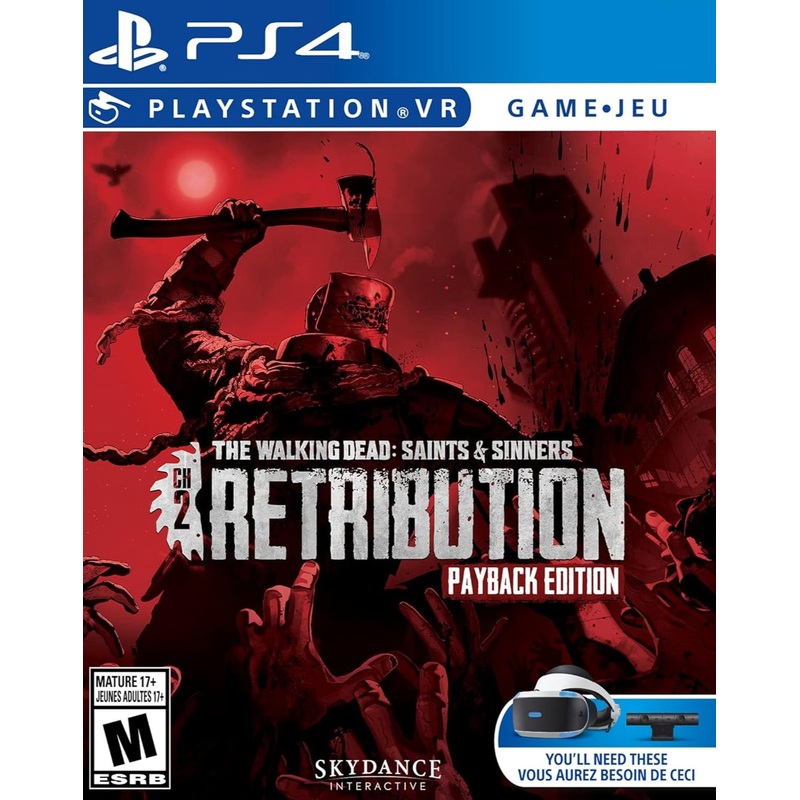 Walking Dead Saints & Sinners Chapter 2 Retribution Payback Edition PSVR Required PS4 Used