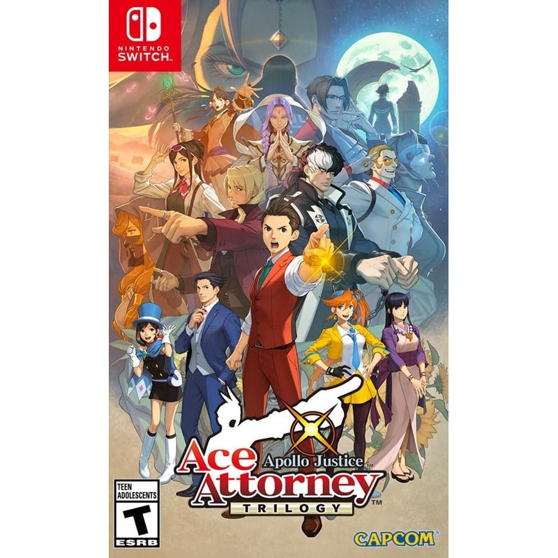 Apollo Justice Ace Attorney Trilogy Switch New