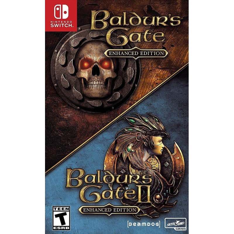Baldurs Gate And Baldurs Gate 2 Enhanced Edition 2 Pack Switch Used