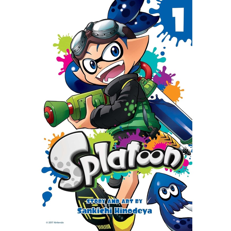 Splatoon Vol 01 Manga Used