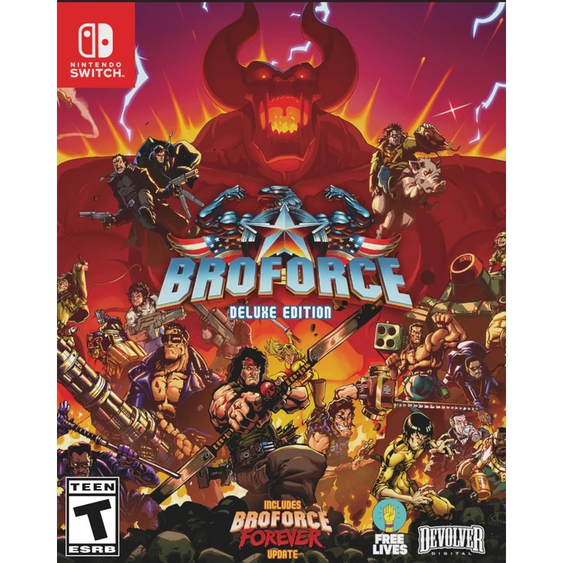 Broforce Deluxe Switch Used