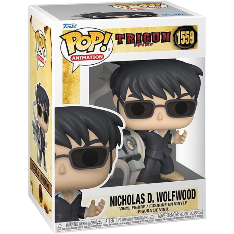 Funko Pop Animation Trigun Nicholas D. Wolfwood New