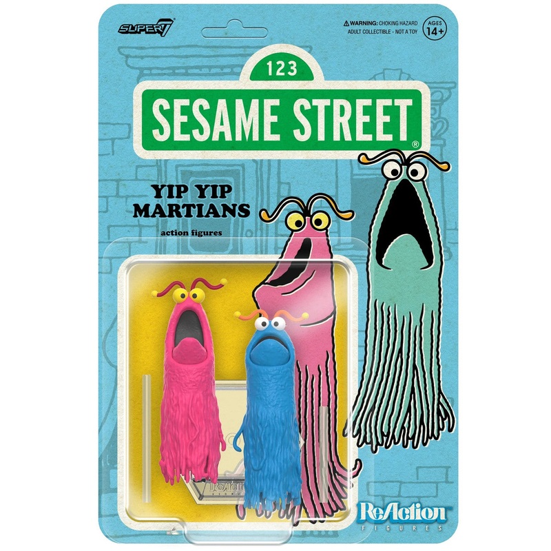 S7 Sesame Street Yip Yip Martians Figure New