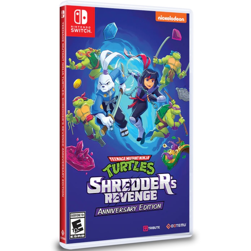 Teenage Mutant Ninja Turtles Shredders Revenge Anniversary Edition Switch Limited Run New