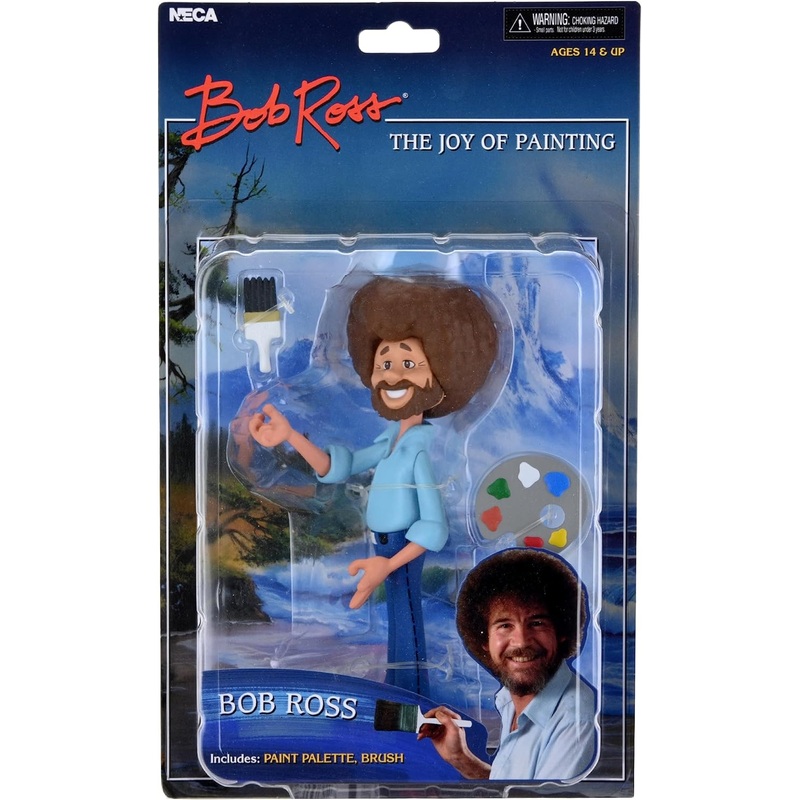 Toony Classics Bob Ross Neca Figure New