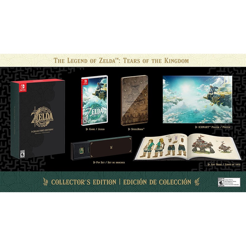 Zelda Tears of the Kingdom Collectors Edition Switch New