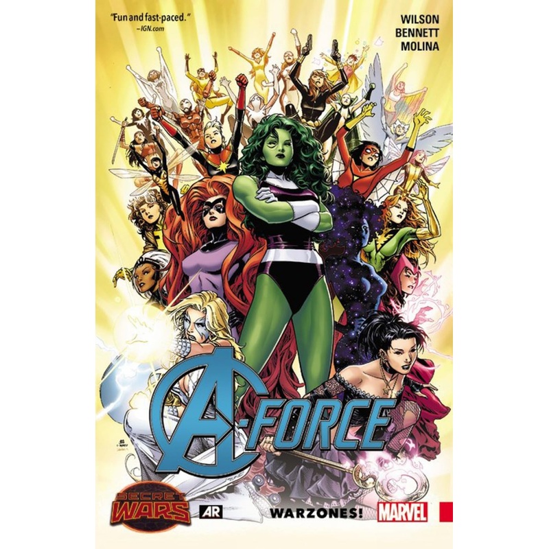 A-Force Vol 00 Warezones Trade Paper Back Used