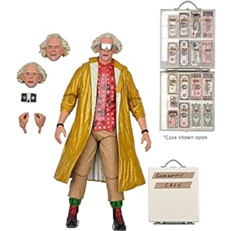 Back To The Future 2 Ultimate Doc Brown In Yellow Damage To Box New