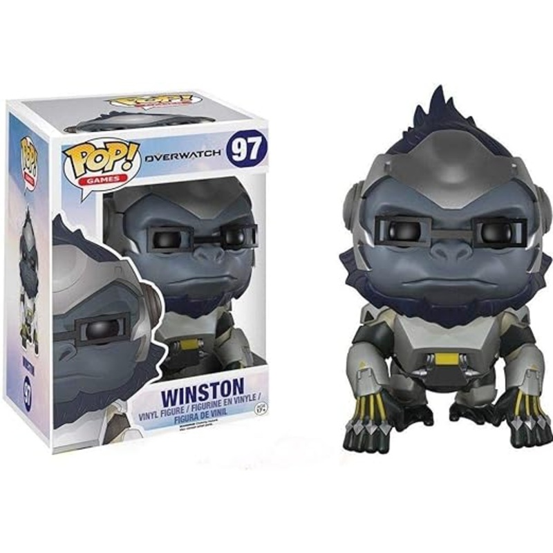 Funko Pop Games Overwatch Winston Slight Damage To Box Used