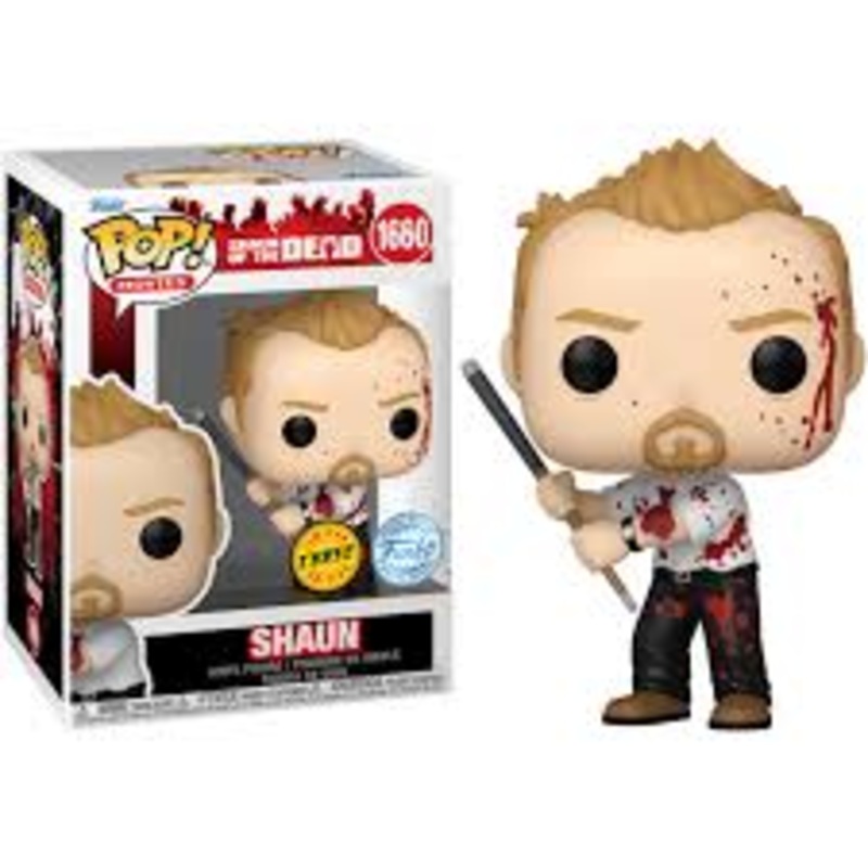 Funko Pop Movies Shaun of the Dead Shaun Chase New