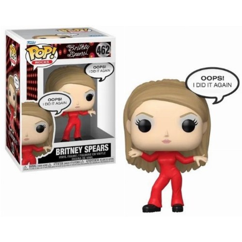 Funko Pop Rocks Britney Spears Oops I Did It Again New