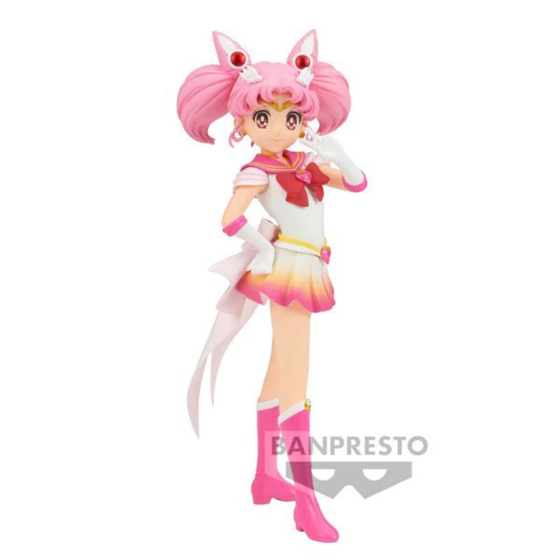 Glitter & Glamours Sailor Moon Eternal Chibi Moon Figure Banpresto New