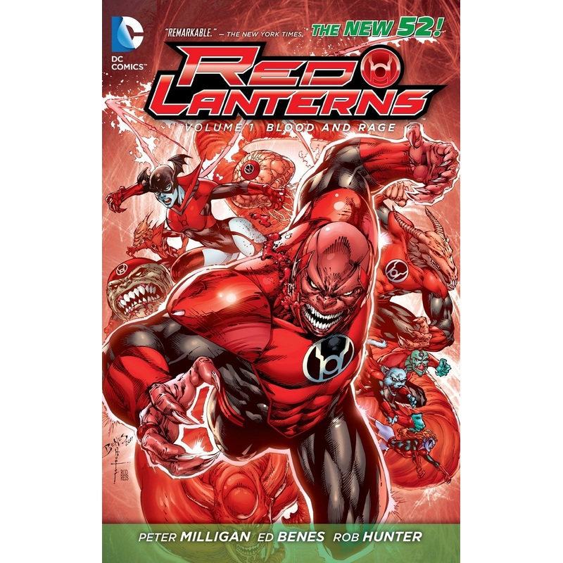 Red Lanterns Vol 01 Blood and Rage Trade Paper Back Used
