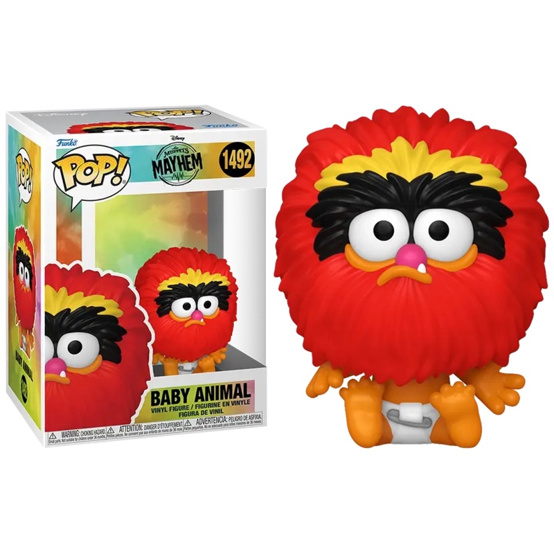 Funko Pop Disney Muppets Mayhem Baby Animal Slight Wear To Window New