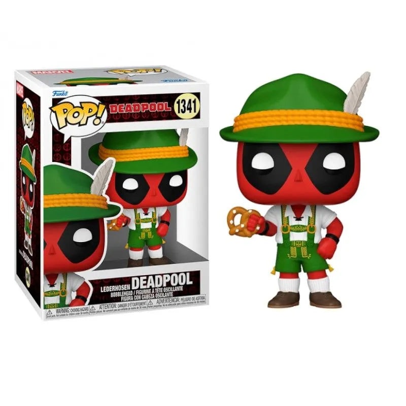 Funko Pop Marvel Lederhosen Deadpool New