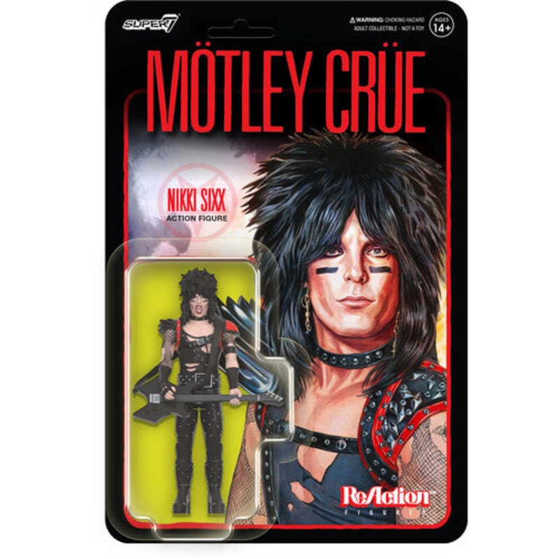 Motley Crue Nikki Sixx Figure New