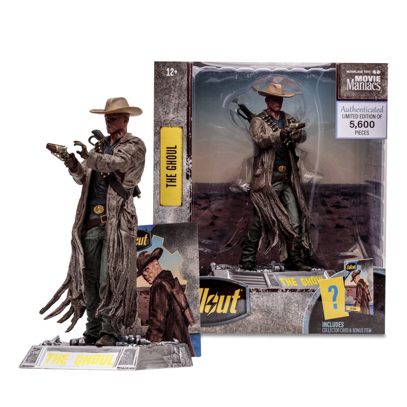 Fallout Movie Maniacs Ghoul Limited Edition Of 5600 Pieces New