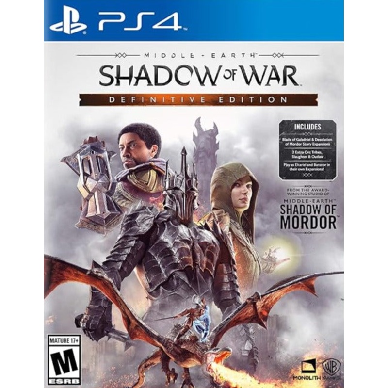 Middle Earth Shadow Of War Definitive Edition PS4 Used