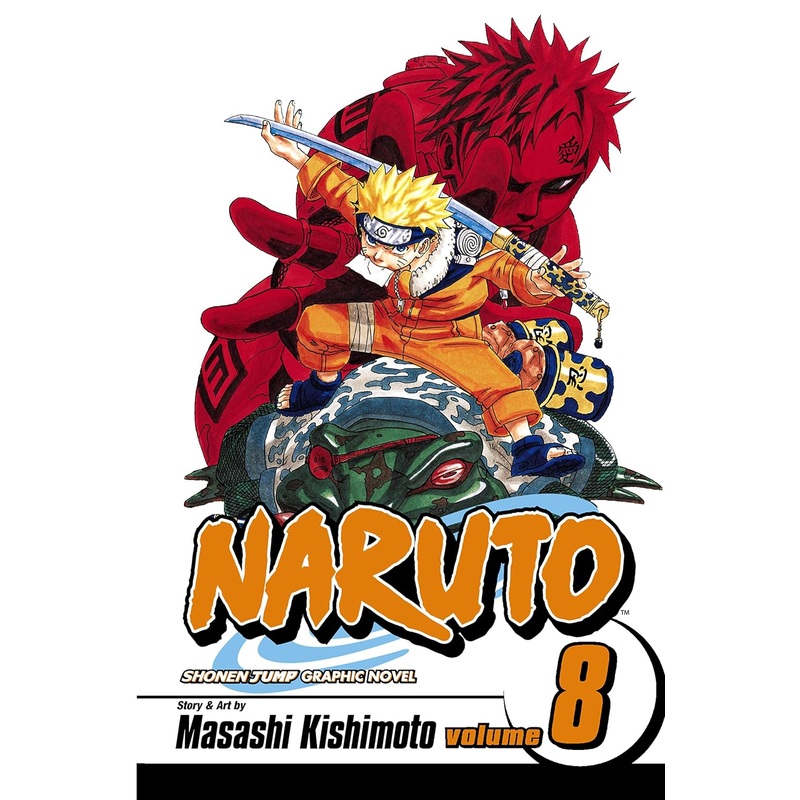 Naruto Vol 08 Manga Used