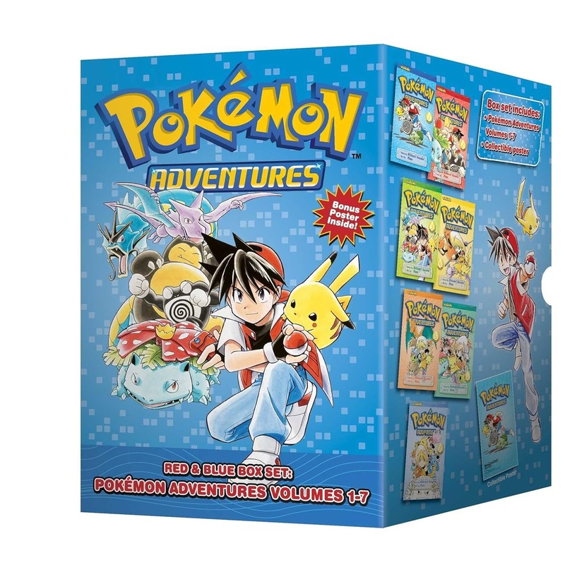 Pokmon Adventures: Red & Blue Box Set Vols. 1-7 Manga New