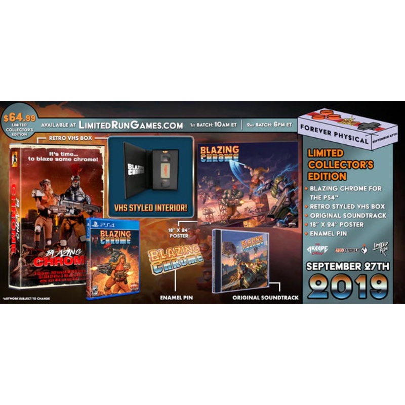 Blazing Chrome VHS Edition PS4 Used