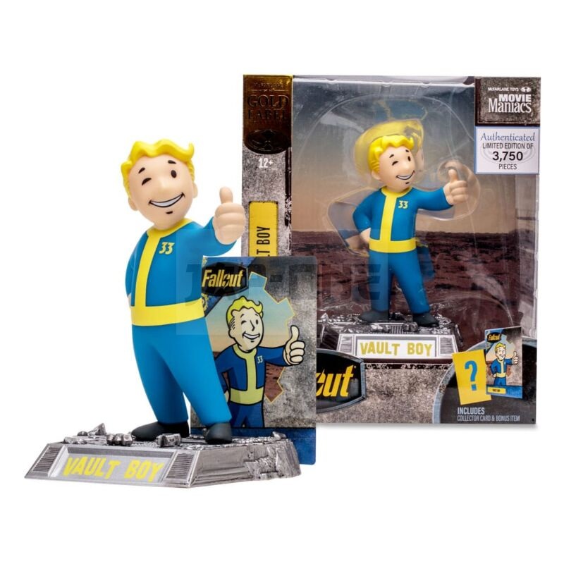 Fallout Movie Maniacs Vault Boy Limited Edition Of 3750 New