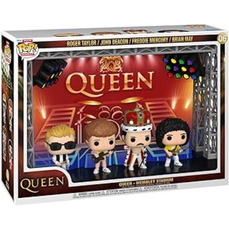 Funko Deluxe Pop Rocks Moments Queen At Wembley Stadium New