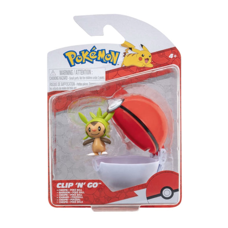 Pokemon Clip N Go Chespin, Poke Ball New