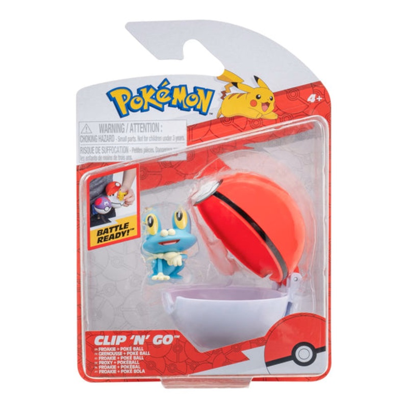 Pokemon Clip N Go Froakie, Poke Ball New
