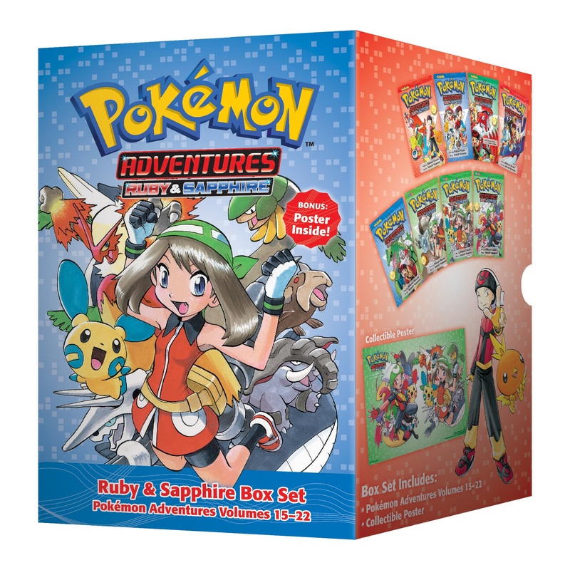 Pokmon Adventures: Ruby & Sapphire Box Set Vol 15-22 Manga New