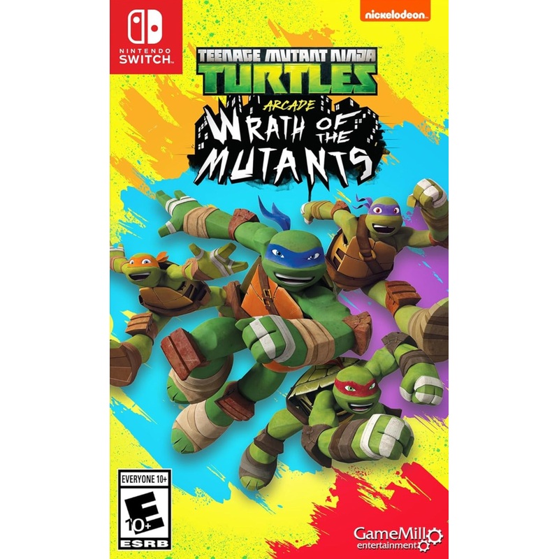 Teenage Mutant ninja Turtles Arcade Wrath Of The Mutants Switch Used