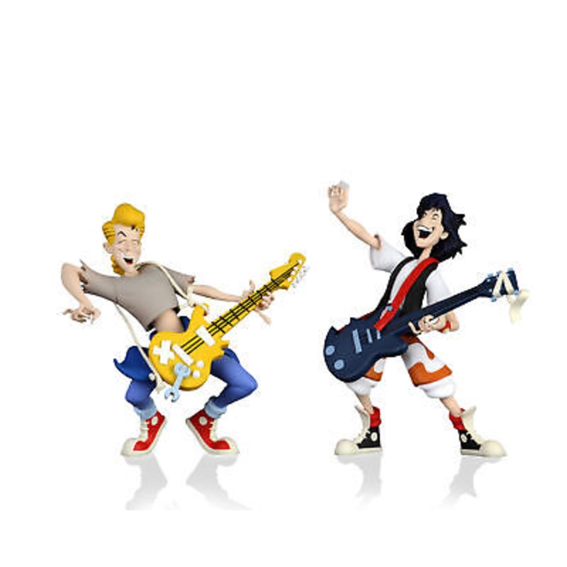Toony Classics Bill and Teds Excellent Adventure 6 Figure New