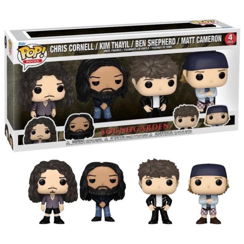 Funko Pop Rocks Sound Garden 4 Pack New