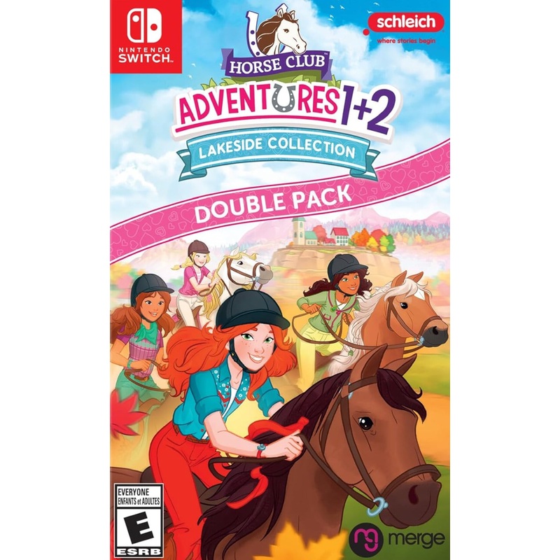 Horse Club Adventures 1 + 2 Lakeside Collection Switch Used