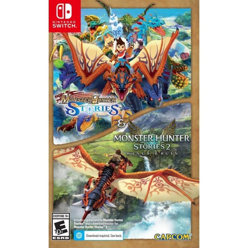 Monster Hunter Stories Collection Download Required Switch New