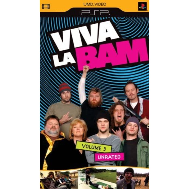 UMD Movie Viva La Bam Vol 3 PSP Disc Only Used