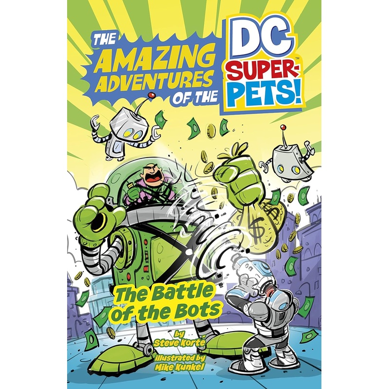 Amazing Adventures of the DC Super Pets Battle of the Bots Book New