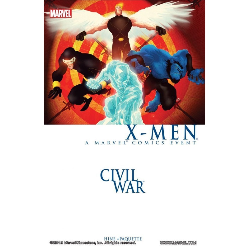 Civil War X-men Trade Paper Back Used