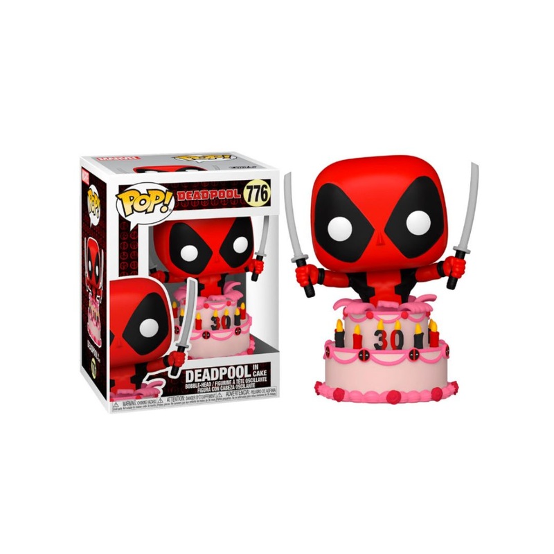Funko Pop Marvel Deadpool in Cake New
