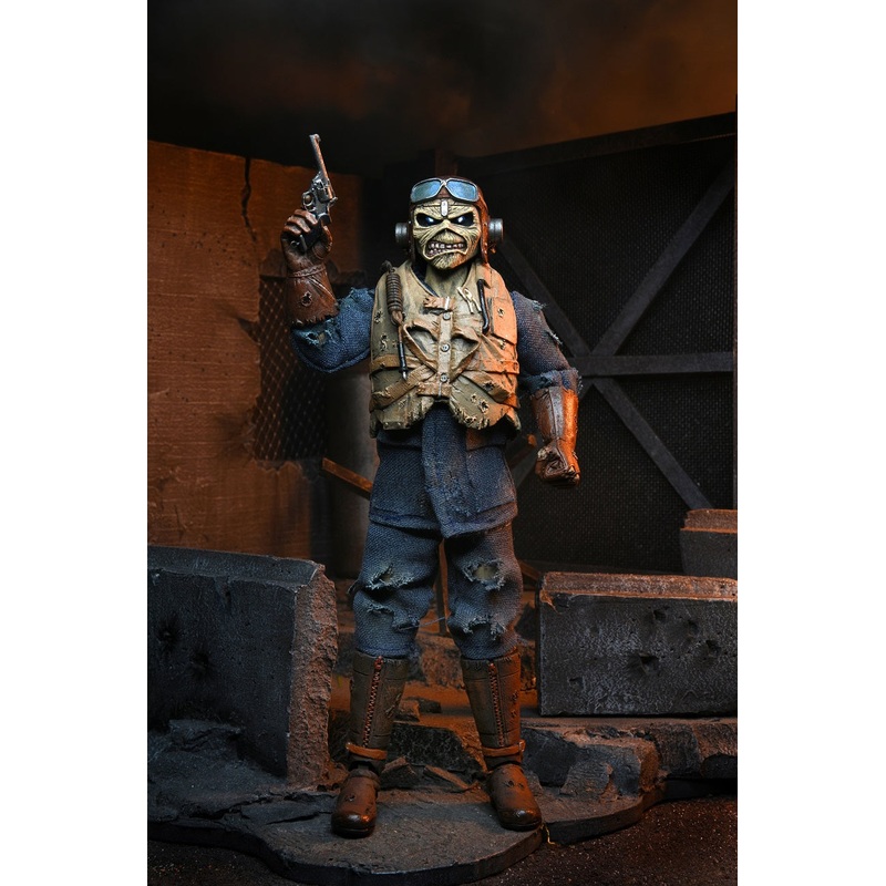 Iron Maiden Aces High Clothed Eddie Neca Figure New