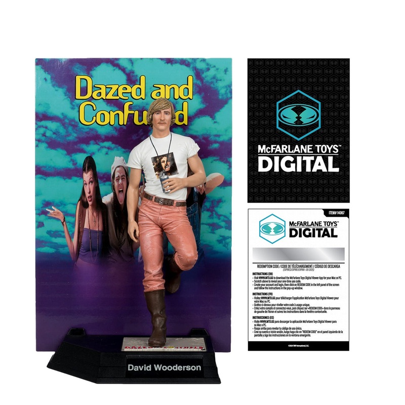 Mcfarlane Toys Dazed And Confused David Wooderson Figure Limited Edition Of 1650 Pieces New