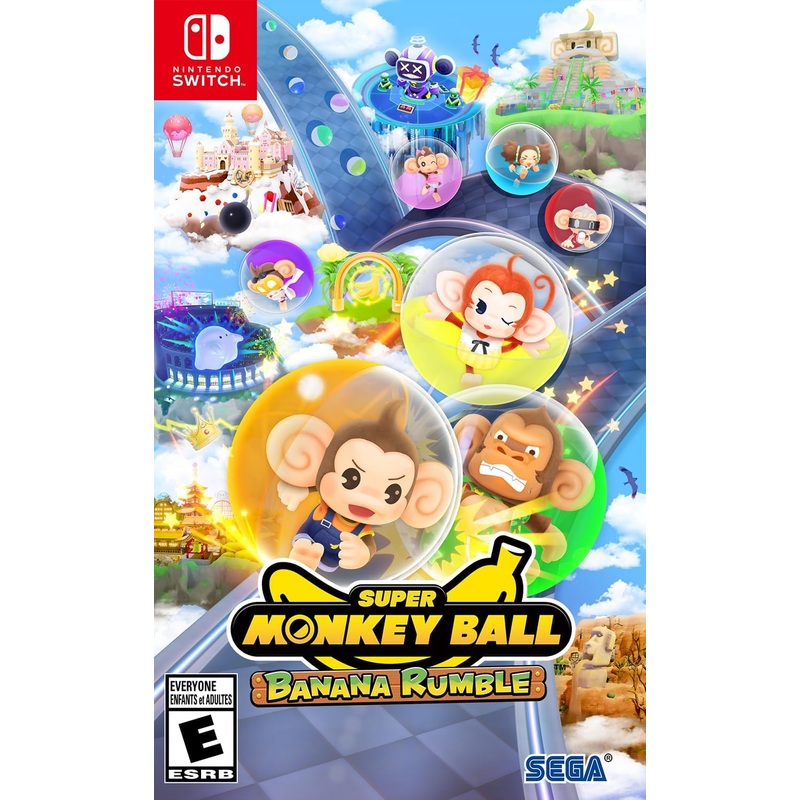 Super Monkey Ball Banana Rumble Launch Edition Switch Used