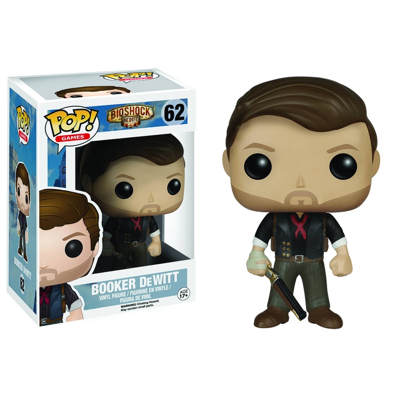 Funko Pop Games Bioshock Infinite Booker DeWitt Slight Damage To Box Used