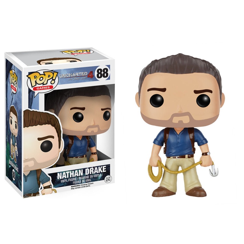 Funko Pop Games Uncharted 4 Nathan Drake Box Has Some Wear Used