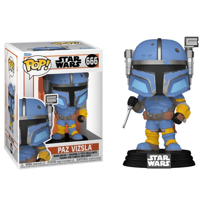 Funko Pop Star Wars Mandalorian Paz Vizsla New