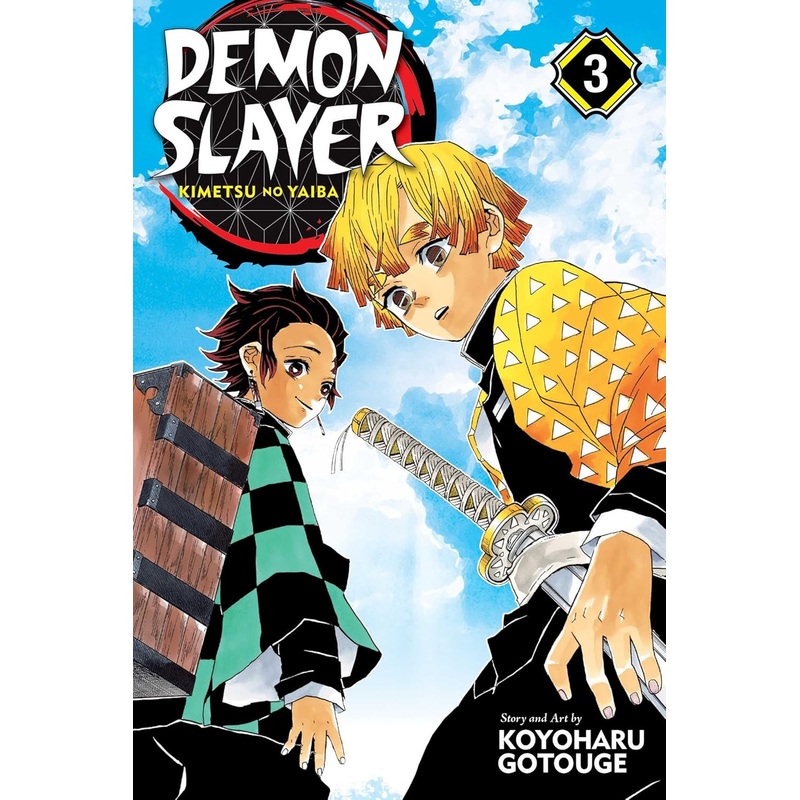 Demon Slayer Kimetsu No Yaiba Vol 03 Manga New