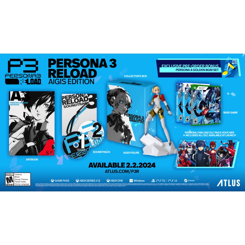 Persona 3 Reload Aigis Collector's Edition PS4 New