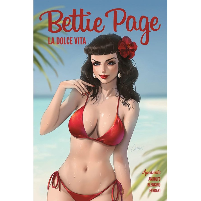 Bettie Page La Dolce Vita Trade Paper Back New