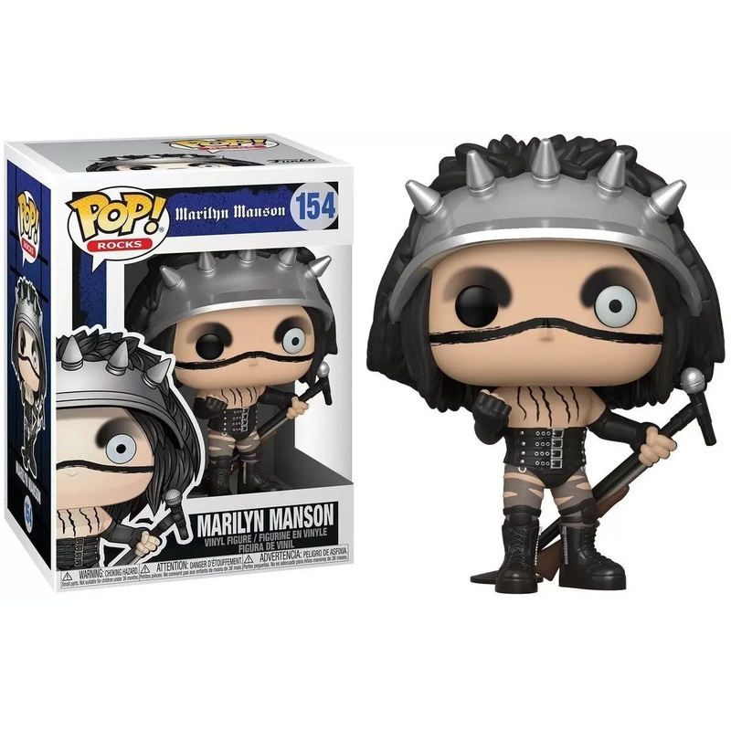 Funko Pop Rocks Marilyn Manson Slight Damage to Box Used