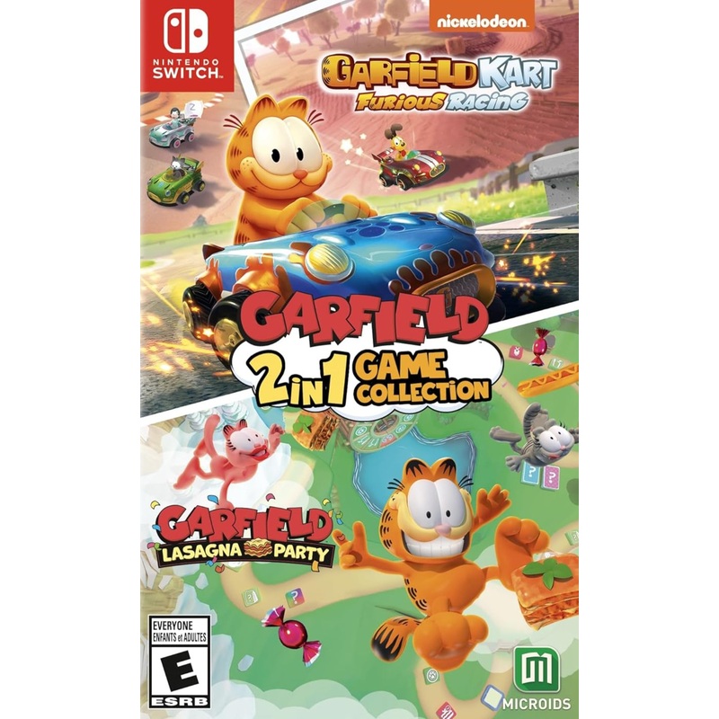 Garfield 2 In 1 Game Collection Switch Used